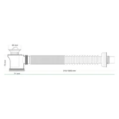Bộ xi phông lật thoát nước rửa mặt 93111 – ảnh 3