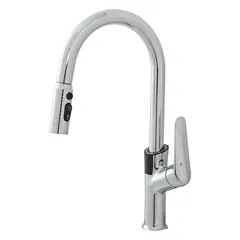 Vòi rửa bát hiển thị nhiệt độ 2 nguồn nóng lạnh, kết hợp giây rút SG-8806-ND – ảnh 2