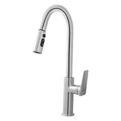 Vòi rửa bát 2 nguồn nóng lạnh, kết hợp giây rút SG-8807-VR – ảnh 2