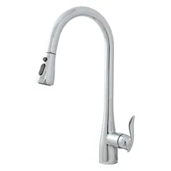 Vòi rửa bát 2 nguồn nóng lạnh, kết hợp giây rút SG-8808-VR – ảnh 2