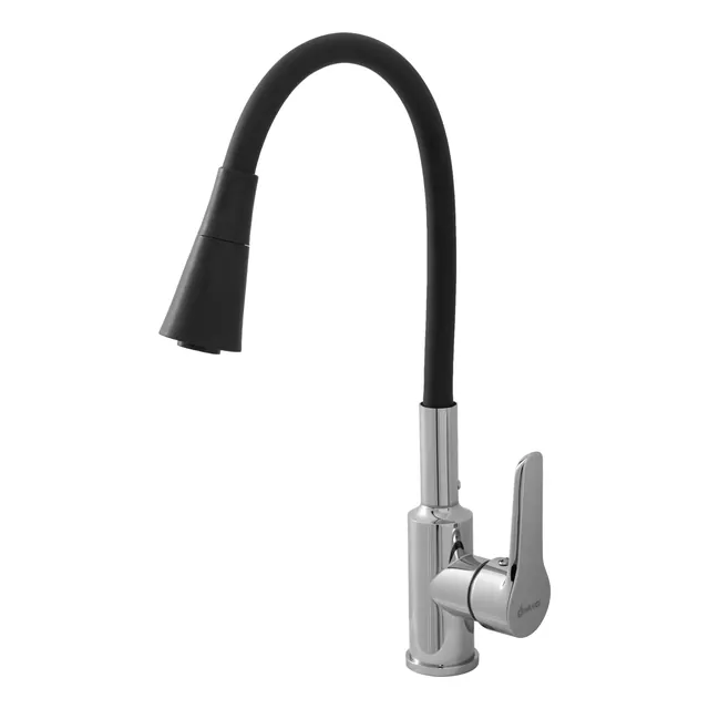 Vòi rửa bát cần mềm 2 nguồn nóng lạnh SG-772-SUS