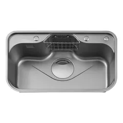 Chậu bếp 1 hố SG-7848BN – ảnh 1