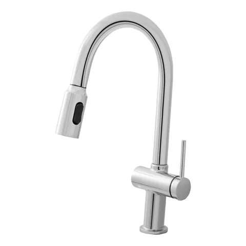 Vòi rửa bát 2 nguồn nóng lạnh, kết hợp giây rút SG-8805-VR